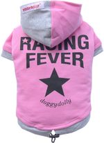 POLERON-ROSADO-RACING-FEVER-CON-GORRO-XS