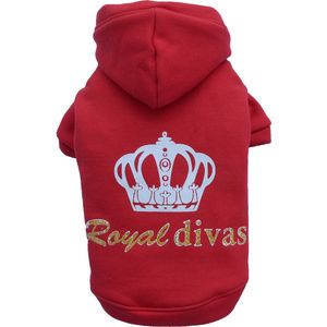Poleron Estampado Royal Divas con Gorro
