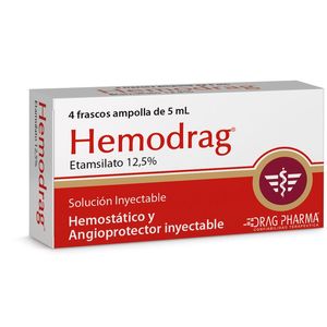 Hemodrag Perro Inyectable 4x5 ml