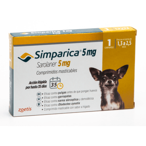 Antiparasitario Simparica Perros