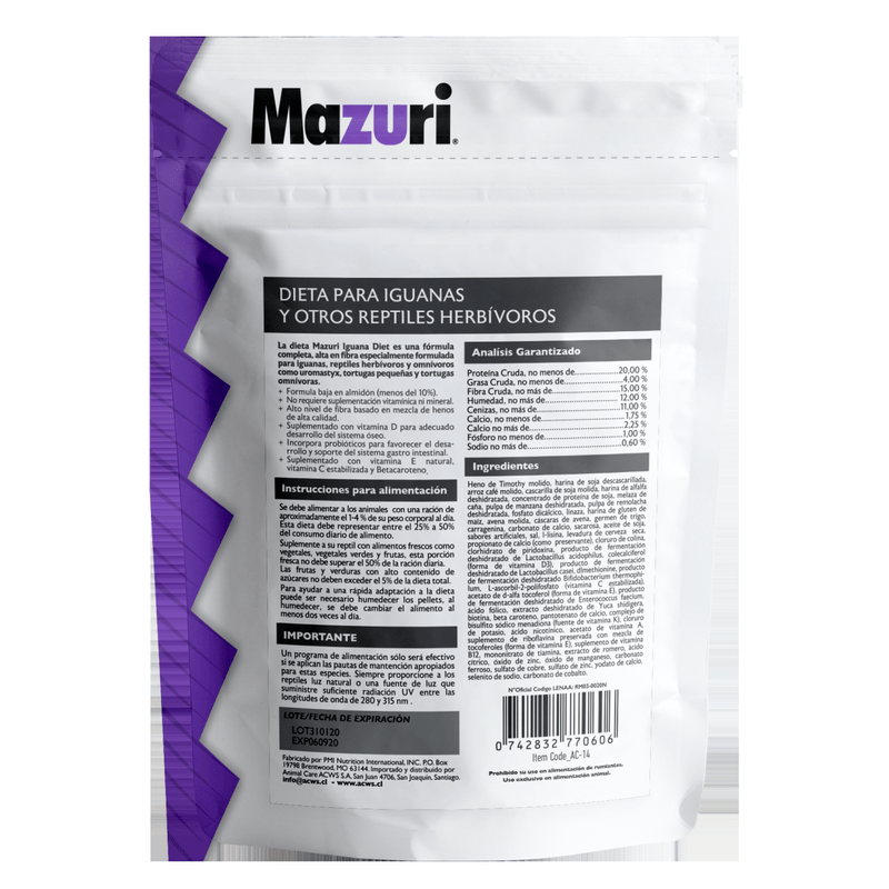 MAZURI-IGUANA-DIET--200-GR-