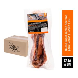 Hueso Zupet Jamon Serrano para Perros Codillo x 6UN