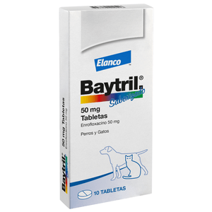 Baytril Saborizado 10 Comprimidos