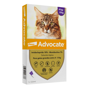 Antiparasitario Advocate Gatos