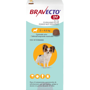 Antiparasitario Bravecto Perros 1M