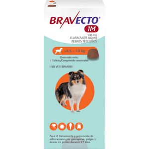 Antiparasitario Bravecto Perros 1M